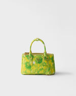 Prada Galleria Mini — Yellow/Green Printed Saffiano