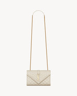 Saint Laurent Envelope Small — Cream