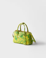 Prada Galleria Mini — Yellow/Green Printed Saffiano