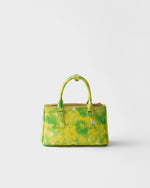 Prada Galleria Mini — Yellow/Green Printed Saffiano