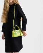Prada Galleria Mini — Yellow/Green Printed Saffiano