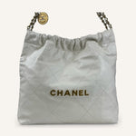 Chanel 22 Small — White