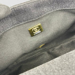 Chanel Denim Flap Bag — Black Multicolour