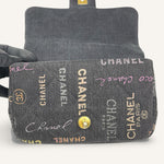 Chanel Denim Flap Bag — Black Multicolour