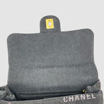 Chanel Denim Flap Bag — Black Multicolour