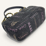 Chanel Denim Flap Bag — Black Multicolour