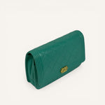 Chanel Boy Wallet on Chain — Aqua Green