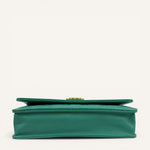 Chanel Boy Wallet on Chain — Aqua Green