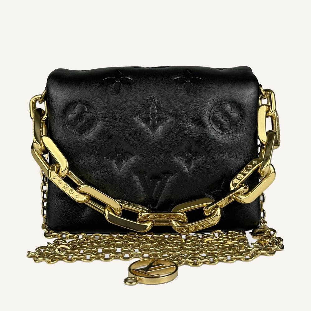 Louis Vuitton Micro Coussin Belt Bag — Black