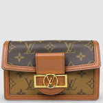 Louis Vuitton Dauphine Wallet on Chain — Monogram Reverse