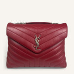 Saint Laurent Loulou Medium — Red