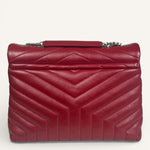 Saint Laurent Loulou Medium — Red