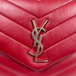 Saint Laurent Loulou Medium — Red