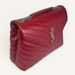 Saint Laurent Loulou Medium — Red