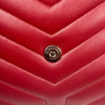Saint Laurent Loulou Medium — Red