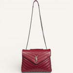 Saint Laurent Loulou Medium — Red