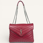 Saint Laurent Loulou Medium — Red