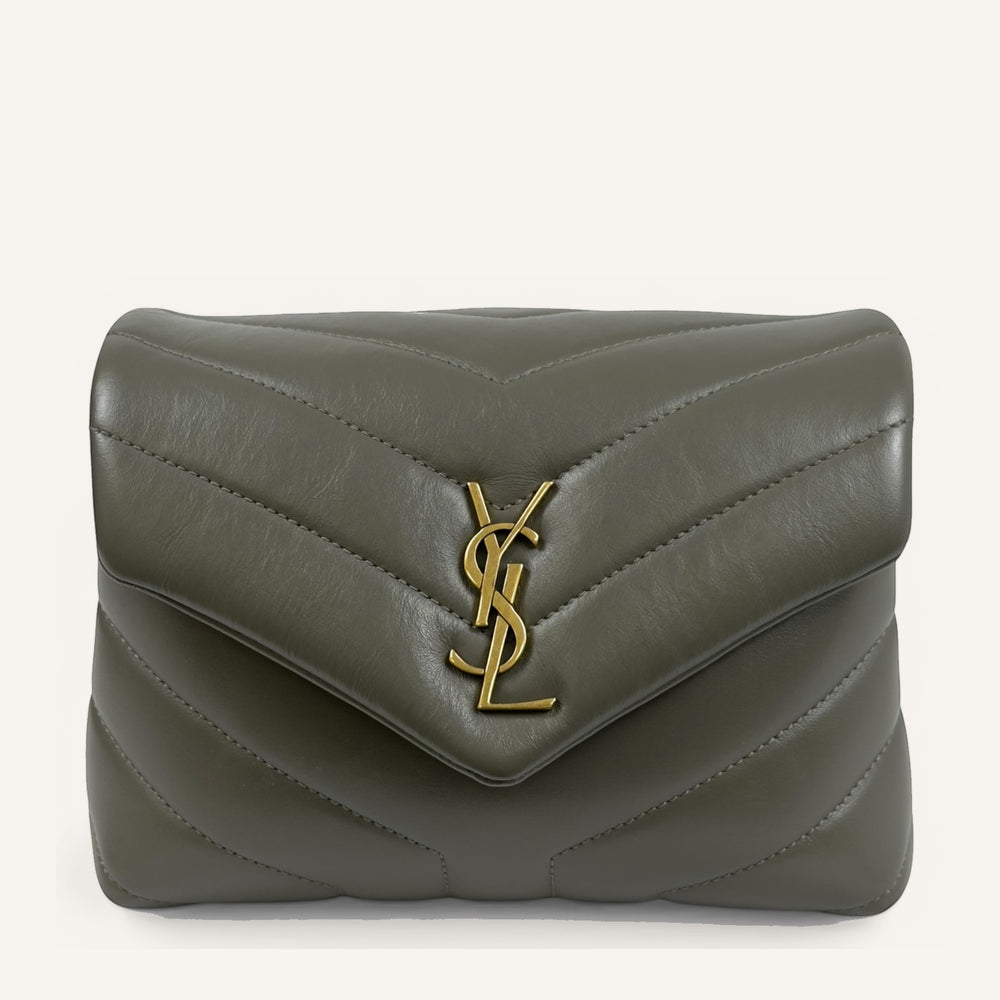 Saint Laurent Loulou Toy — Khaki Green