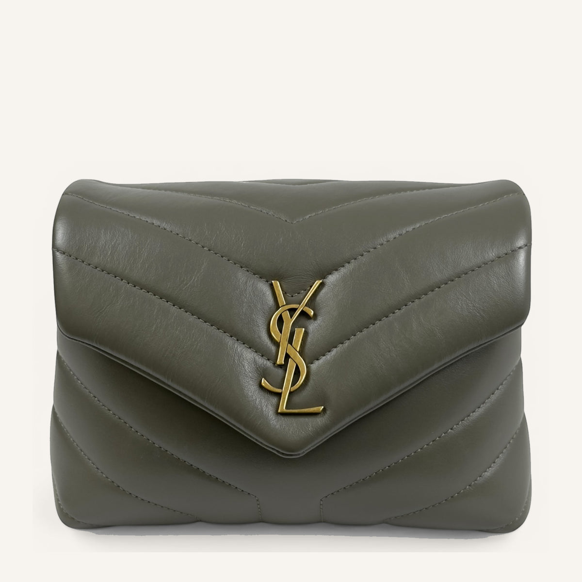 Saint Laurent Loulou Toy — Khaki Green