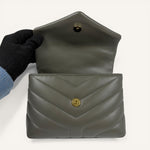 Saint Laurent Loulou Toy — Khaki Green