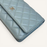 Chanel Wallet on Chain — Light Blue