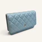 Chanel Wallet on Chain — Light Blue