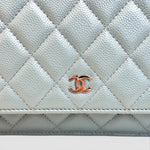 Chanel Wallet on Chain — Light Blue