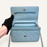 Chanel Wallet on Chain — Light Blue