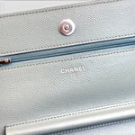 Chanel Wallet on Chain — Light Blue