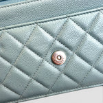 Chanel Wallet on Chain — Light Blue