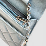 Chanel Wallet on Chain — Light Blue