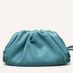 Bottega Veneta Micro Pouch — Blue / Linoleum