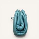 Bottega Veneta Micro Pouch — Blue / Linoleum