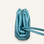 Bottega Veneta Micro Pouch — Blue / Linoleum
