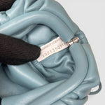 Bottega Veneta Micro Pouch — Blue / Linoleum