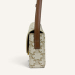 Celine Triomphe Shoulder Bag — Cream / Cuir