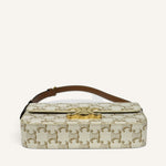 Celine Triomphe Shoulder Bag — Cream / Cuir