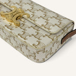 Celine Triomphe Shoulder Bag — Cream / Cuir