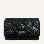 Chanel Wallet on Chain — Black, Embellished