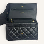 Chanel Wallet on Chain — Black, Embellished