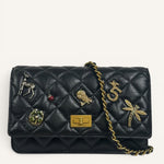 Chanel Wallet on Chain — Black, Embellished