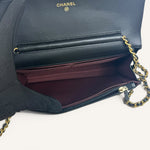 Chanel Wallet on Chain — Black, Embellished