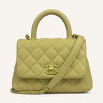 Chanel Mini Coco Handle — Yellow