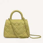 Chanel Mini Coco Handle — Yellow