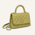 Chanel Mini Coco Handle — Yellow