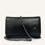 Chanel Wallet on Chain — Black / Silver