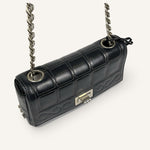 Chanel Vintage Flap Bag — Black / Silver
