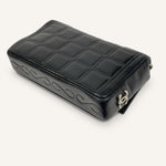 Chanel Vintage Flap Bag — Black / Silver