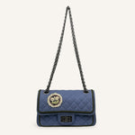 Chanel 2.55 Flap Bag — Blue Wool