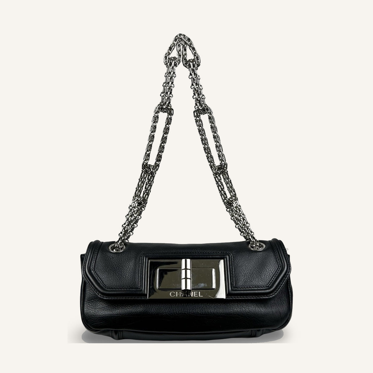 Chanel Mademoiselle Reissue Flap Bag — Black